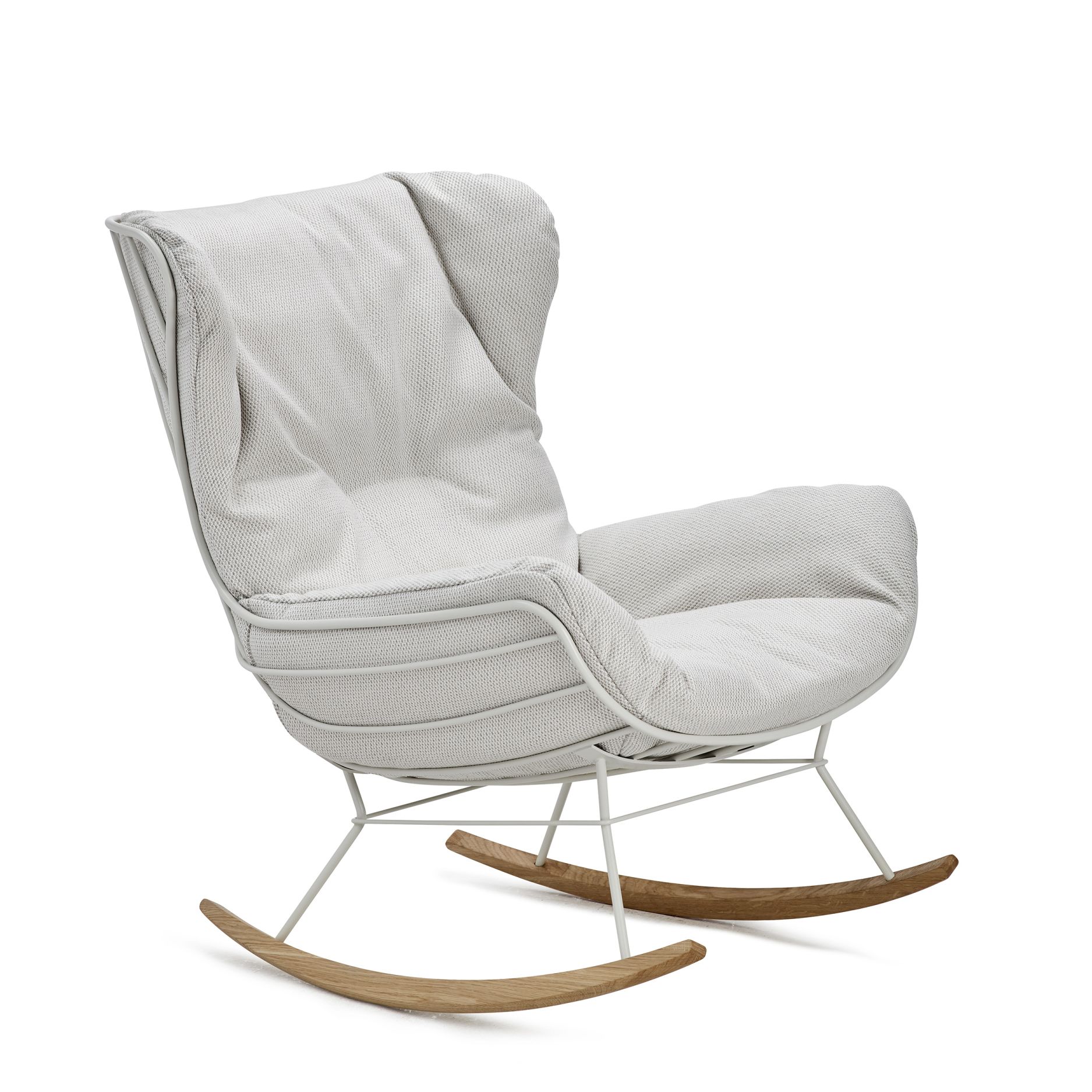 Leyasol Rocking Wingback Chair Freifrau Manufaktur